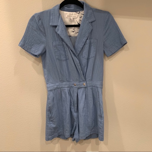 BCBG BLUE ROMPER - Picture 2 of 6